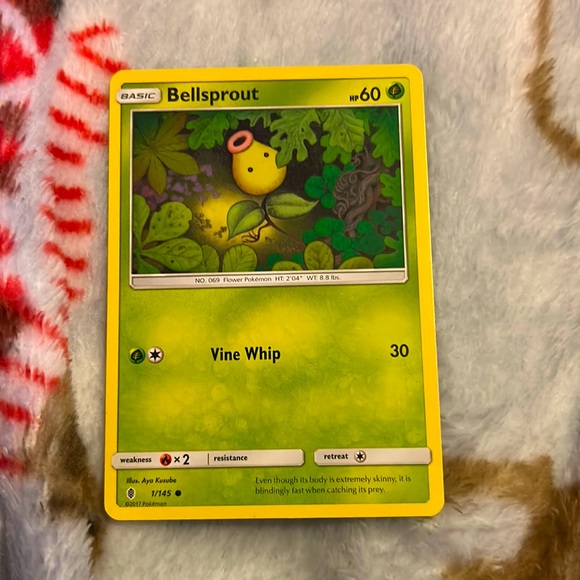 2017 Pokemon Bellsprout 1/145 - Picture 1 of 3